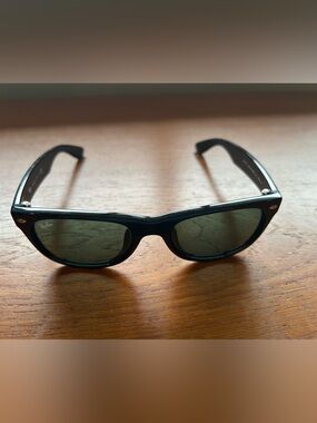 Ray-Ban Slim Black Rectangle Sunglasses